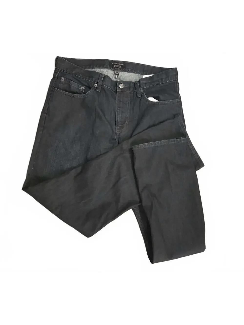 Banana Republic Vintage Straight Black Jeans 33x32